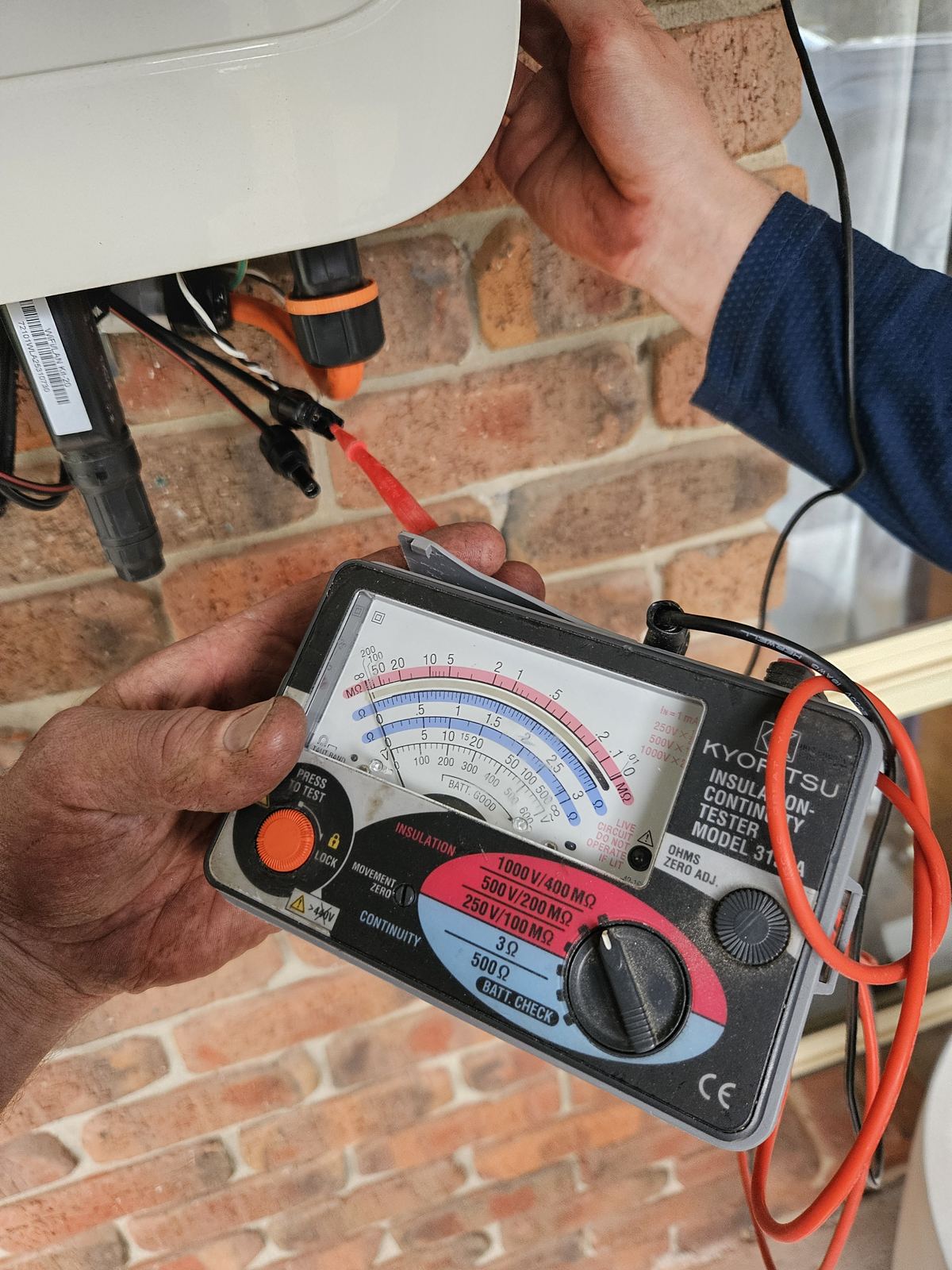 Electrical insulation and continuity testing, West Suburbs